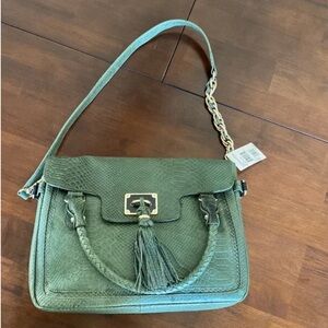 Brand New! with Tags! Elliott Lucca Cordoba Handbag in Olive